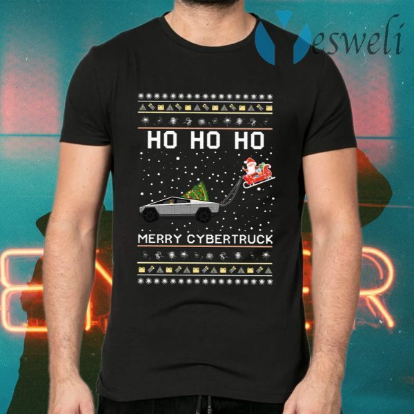 Ho Ho Ho Merry Cybertruck Christmas T-Shirts