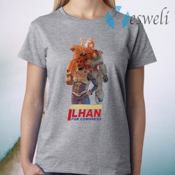 Ilhan Omar Gundam Pilot by Ben Sawyer T-Shirt