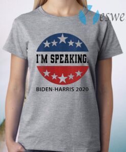 I’m Speaking VP Debate Harris Kamala Quote Biden-Harris 2020 T-Shirt