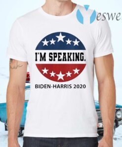 I’m Speaking VP Debate Harris Kamala Quote Biden-Harris 2020 T-Shirts