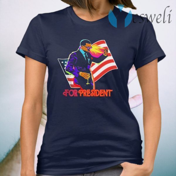 Joe biden for president american flag election T-Shirt