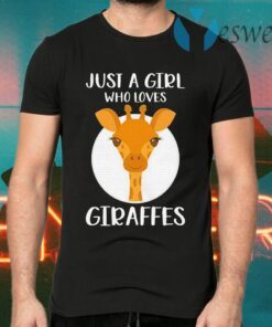 Just a Girl who loves Giraffes T-Shirts