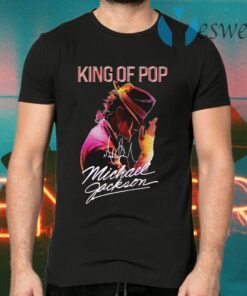 King of pop Michael Jackson signature T-Shirts
