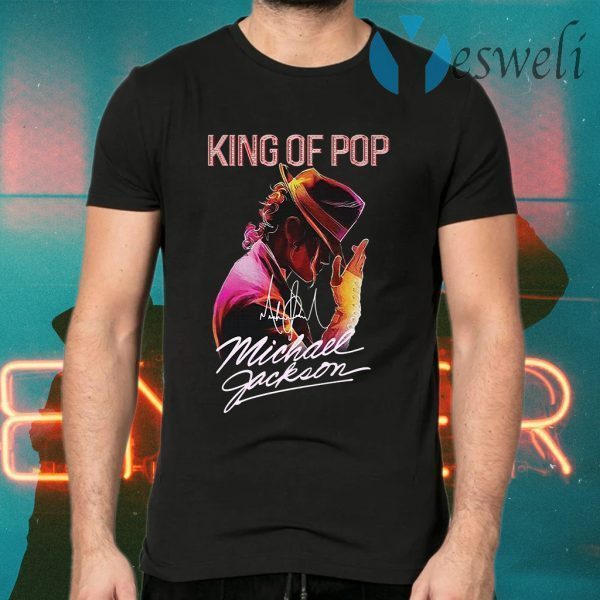 King of pop Michael Jackson signature T-Shirts