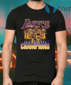 Lakers Caricature 2020 Championship T-Shirts