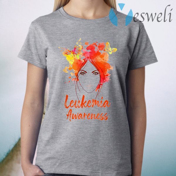 Leukemia Awareness Butterflies T-Shirt