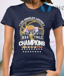 Los Angeles Lakers 4 vs 2 Miami Heat Nba Finals Champions T-Shirt
