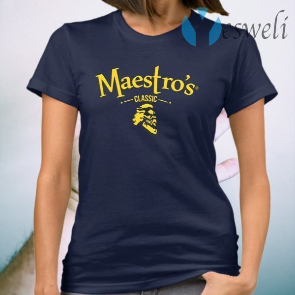 Maestro’s Classic Black Gold Logo T-Shirt