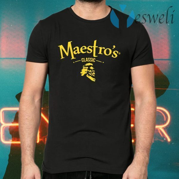 Maestro’s Classic Black Gold Logo T-Shirts