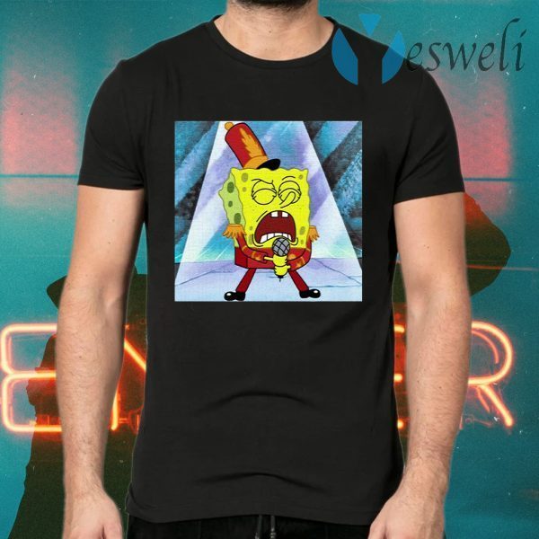 Max Fried SquarePants Singing SpongeBob T-Shirts