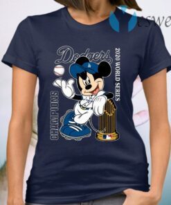 Mickey Mouse Dodgers Championship 2020 T-Shirt