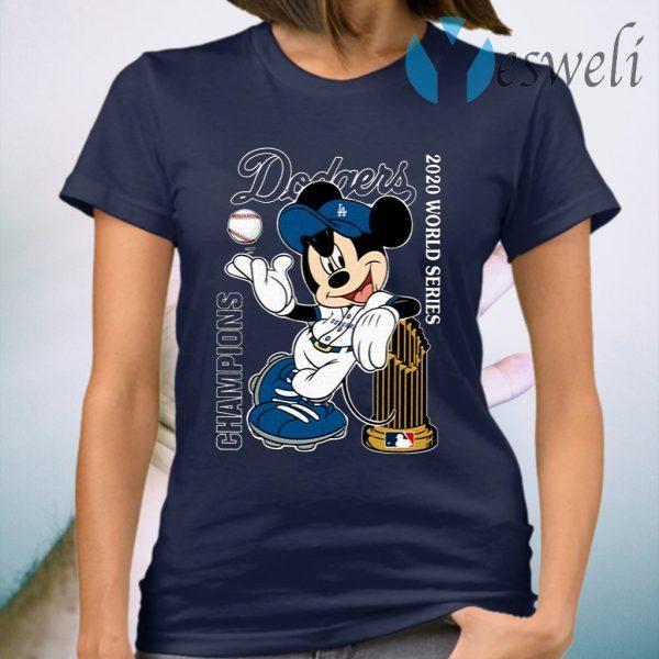 Mickey Mouse Dodgers Championship 2020 T-Shirt