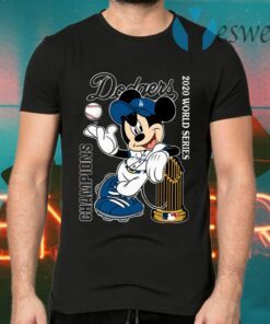 Mickey Mouse Dodgers Championship 2020 T-Shirts