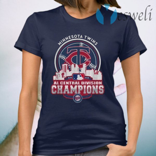 MinnesotaTwinsNlCentral Division Champions 2020 T-Shirt