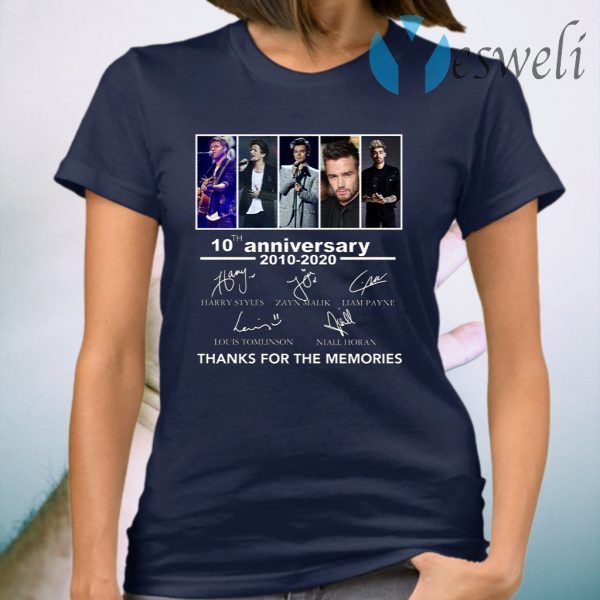 One Direction 10 Year Anniversary T-Shirt