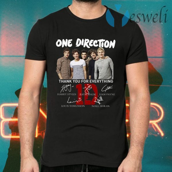 One Direction Thank You For Everything Signature T-Shirts
