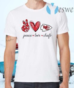 Peace Love Kansas City Chiefs T-Shirts