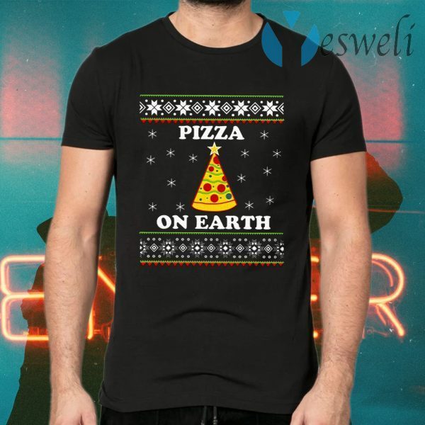 Pizza On Earth Christmas T-Shirts