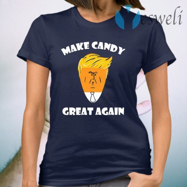 President Trump 2020 Halloween Make Candy Corn Great Again Women T-Shirt