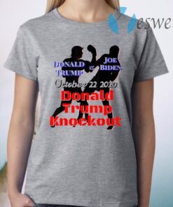 Presidential Debate Donald Trump Joe Biden October Knockout T-Shirt