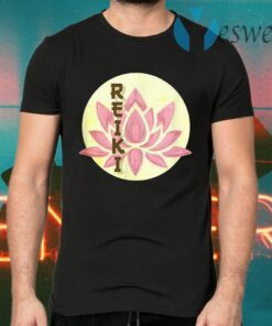 Reiki Pink Lotus Reiki Yoga T-Shirts