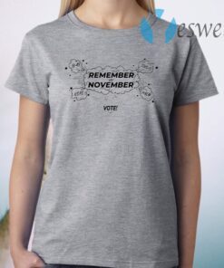 Remember in November Shirt Spread Voter Awareness T-Shirt