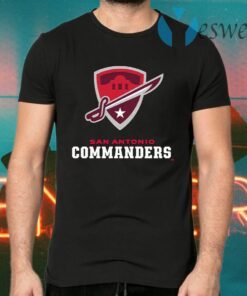 San Antonio Football Commanders Vintage T-Shirts