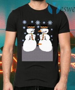 Snowman Nose Thief Ugly Christmas T-Shirts