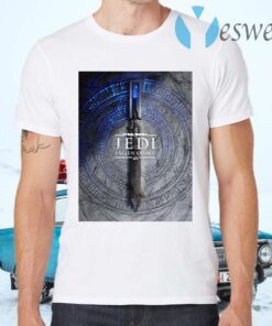 Star Wars Jedi Fallen Order Teaser Image Lightsaber T-Shirts