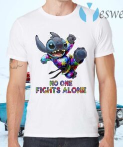 Stitch No One Fights Alone T-Shirts