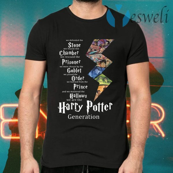 Stone Chamber Prisoner Goblet Order Prince Hallows Harry Potter Generation T-Shirts