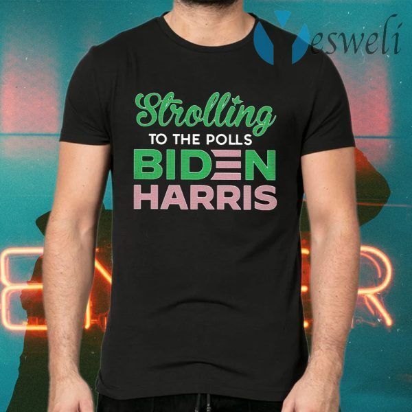 Stroll To The Polls Biden Harris T-Shirts