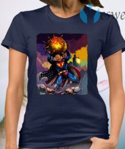 Support Trump Superman Fight Covid-19 T-Shirt