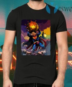 Support Trump Superman Fight Covid-19 T-Shirts