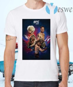 UFC 254 Artist Series Event T-Shirts