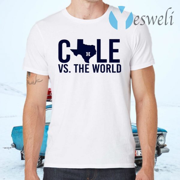 Verlander Cole 2019 Gerrit Cole Vs The World T-Shirts