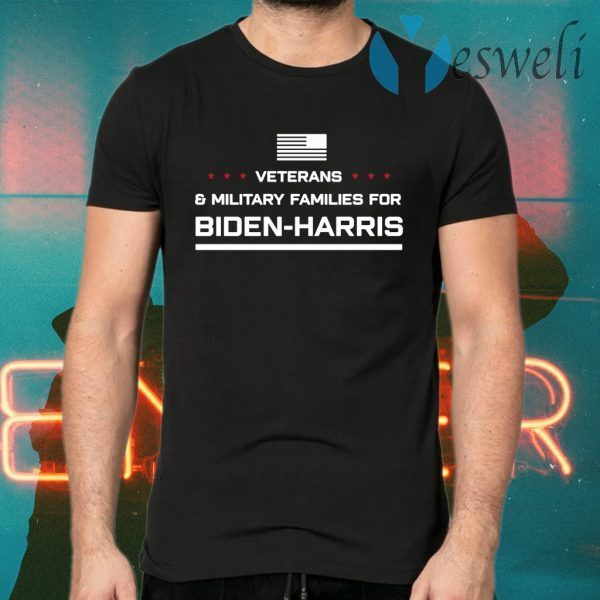 Veterans And Military Families For Biden Harris T-Shirts