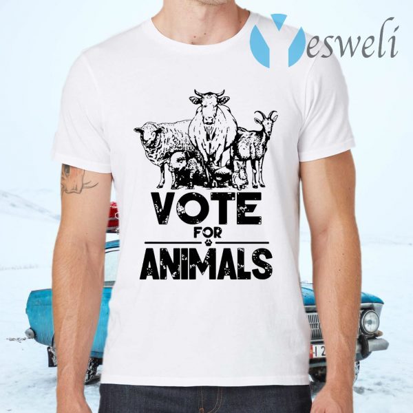 Vote 2020 President for animals T-Shirts