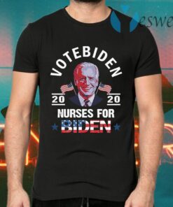 Vote Biden 2020 Nurse for Biden American flag T-Shirts