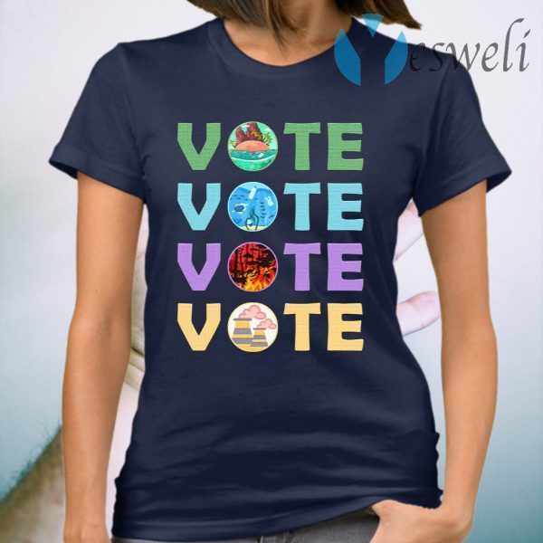 Vote For Mother Earth Global Warming T-shirt