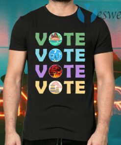 Vote For Mother Earth Global Warming T-shirts