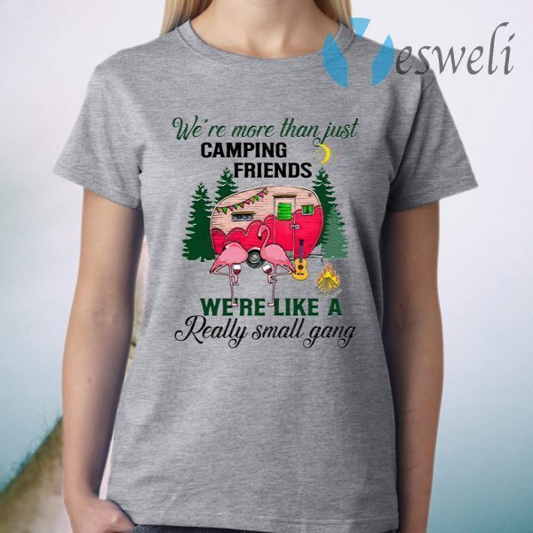 We Are More Than Just Camping Friends We’re Like A Really Small Gang T-Shirt