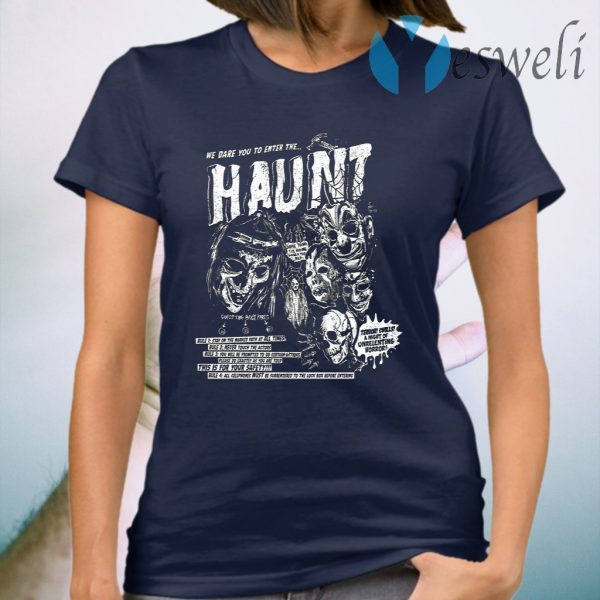 We Dare You To Enter The Hount Halloween T-Shirt