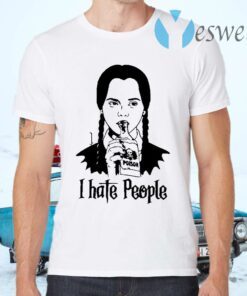 Wednesday Addams I Hate People T-Shirts