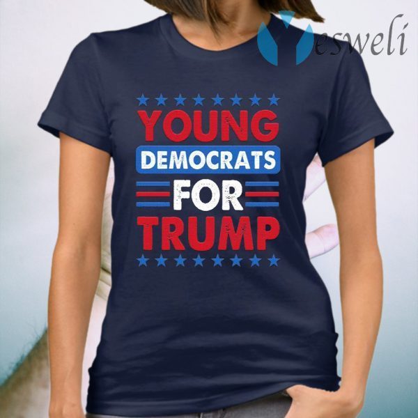 Young Democrat for Trump Vote Trump 2020 T-Shirt