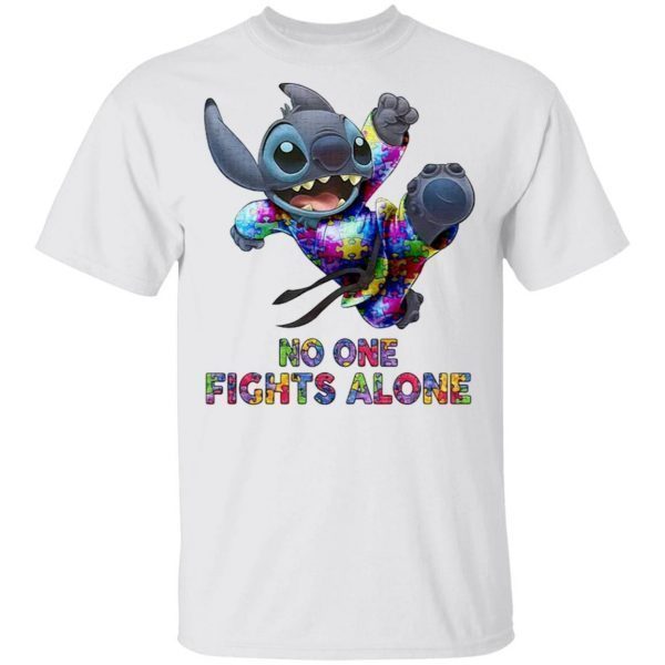 Stitch No One Fights Alone T-Shirt