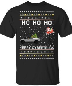 Ho Ho Ho Merry Cybertruck Christmas T-Shirt
