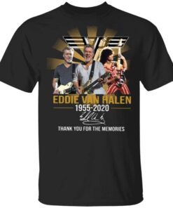 Eddie Van Halen 1955-2020 Thanks You For The Memories T-Shirt