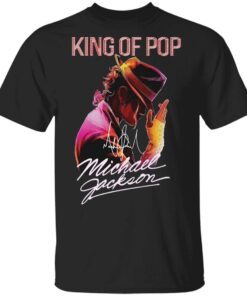 King of pop Michael Jackson signature T-Shirt