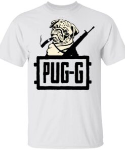 Mensxp Merch Blue Pugg Pubg Ar Gun Print T-Shirt